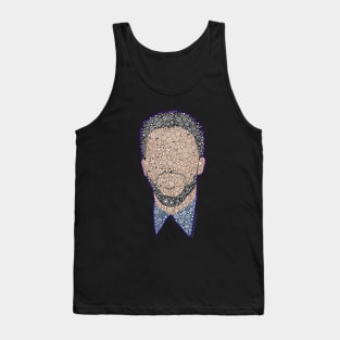 Remembering Chadwick Boseman Circle Design Tank Top